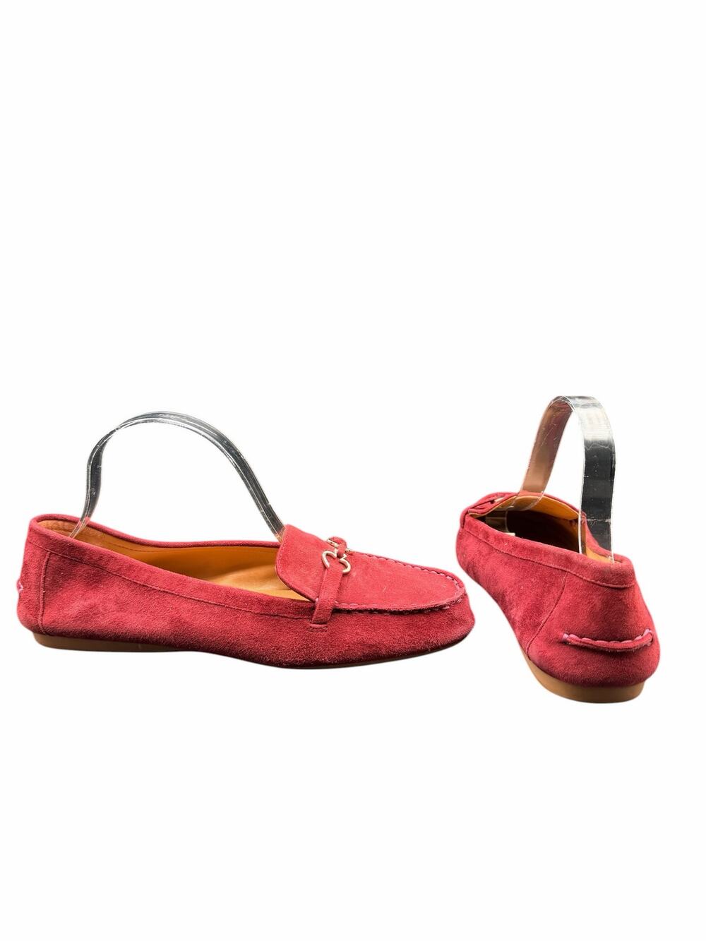 Kate Spade Burgundy Suede Loafers Flats Women’s Size 8.5 EU 38